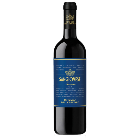 VINHO ITALIA TINTO RIFUGIO DEL VESCOVO SANGIOVESE TOSCANA IGT 750ML-0