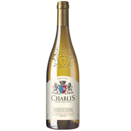 VINHO FRANÇA BRANCO CHABLIS LOUISE DE VILLARD 2023 750ML-0