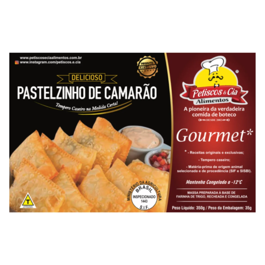 PASTELZINHO RECHEADO C/ CAMARAO 350G-0