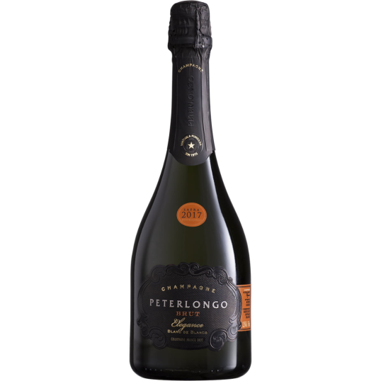 ESPUMANTE BRASIL BRANCO PETERLONGO CHAMPAGNE ELEGANCE BRUT BLANC DE BLANC 750ML-0
