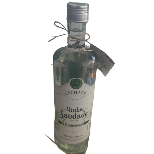 CACHAÇA  MINHA SAUDADE TRADICIONAL 700ML-0