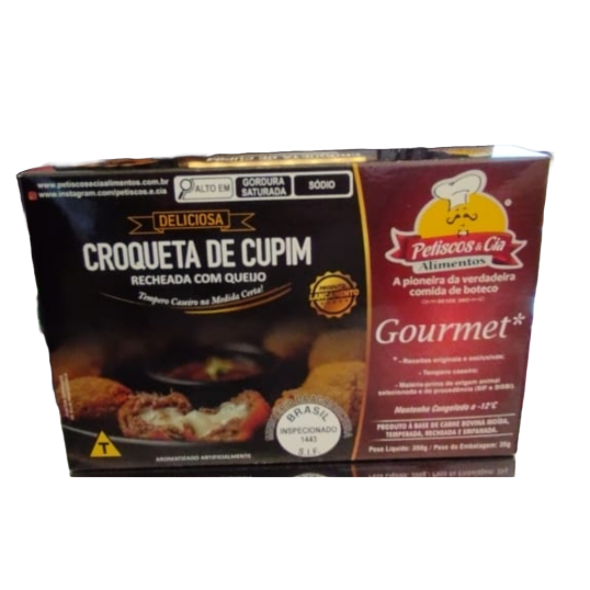 CROQUETA DE CUPIM DESFIADO COM QUEIJO 350G-0