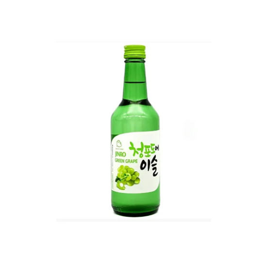 BEBIDA COREANA SOJU JINRO UVA VERDE 360ML-0