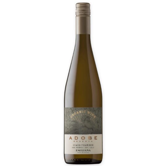 VINHO CHILE BRANCO EMILIANA ADOBE GEWURZTRAMINER 750ML-0