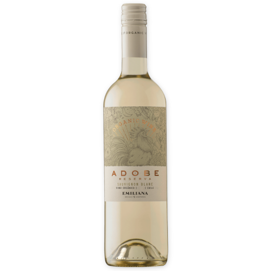 VINHO CHILE BRANCO EMILIANA ADOBE SAUVIGNON BLANC 750ML-0
