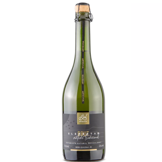 ESPUMANTE BRASIL BRANCO ARTEVIVA ELEMENTAR PINOT NOIR RIESLING CHARDONNAY  750ML-0