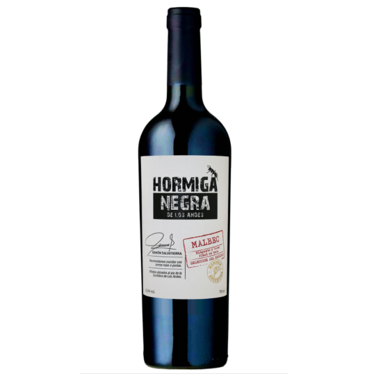 VINHO ARGENTINA TINTO HORMIGA NEGRA DE LOS ANDES MALBEC 750ML-0