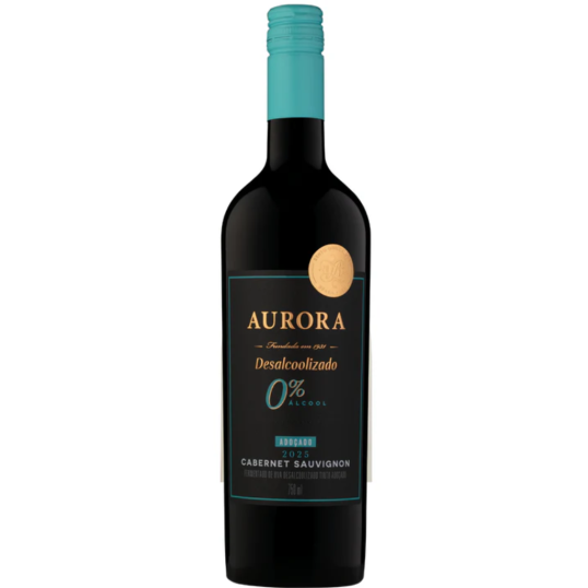 VINHO BRASIL TINTO AURORA DESALCOOLIZADO CABERNET SAUVIGNON ADOCADO 750ML-0