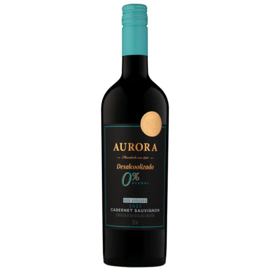 VINHO BRASIL TINTO AURORA DESALCOOLIZADO CABERNET SAUVIGNON NAO ADOCADO 750ML-0