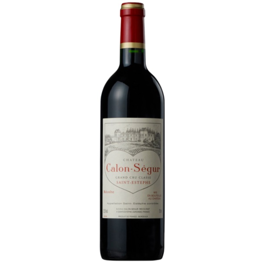 VINHO FRANÇA TINTO CHATEAU CALON SEGUR GRAND CRU CLASSE SAINT ESTEPHE 1996 750ML-0