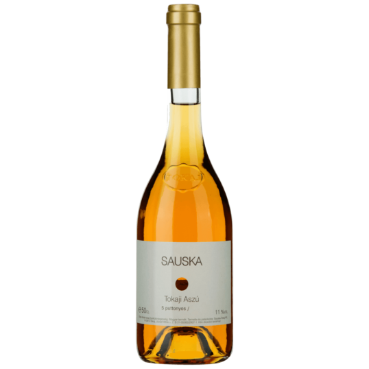 VINHO HUNGRIA BRANCO SAUSKA TOKAJI ASZU 5 PUTTONYOS 2019 500ML-0
