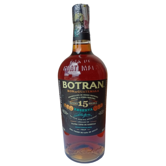 RUN ENVELHECIDO BOTRAN SISTEMA 15 SOLERA RESERVA RON ANEJO 750ML-0