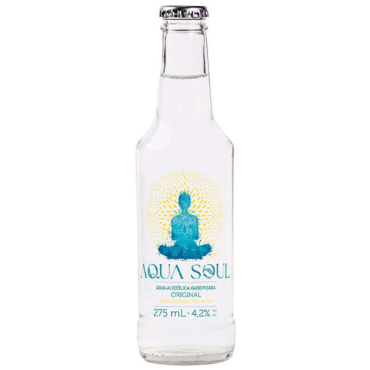 AGUA GASEIFICADA ALCOOLICA  AQUA SOUL ORIGINAL 275ML-0