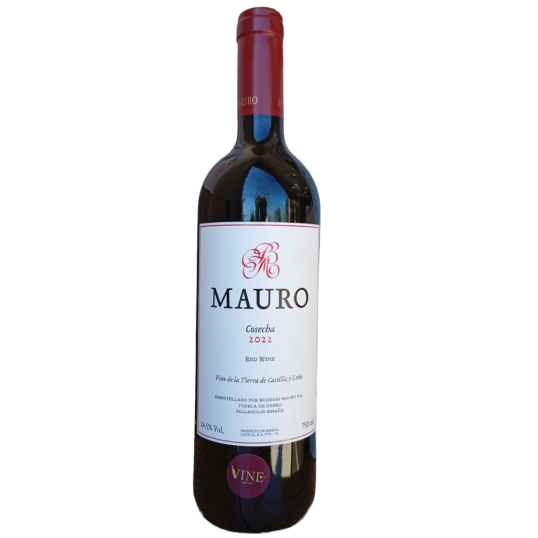 VINHO ESPANHA TINTO BODEGAS MAURO CASTILLA Y LEON 2022 750ML-0