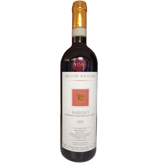 VINHO ITALIA TINTO SILVIO GRASSO BAROLO PIEMONTE 2021 750ML-0