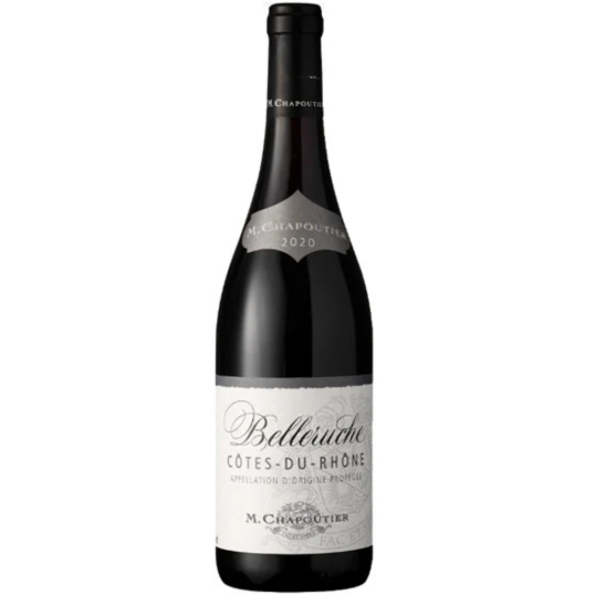VINHO FRANÇA TINTO M CHAPOUTIER COTES DU RHONE BELLERUCHE 750ML-0