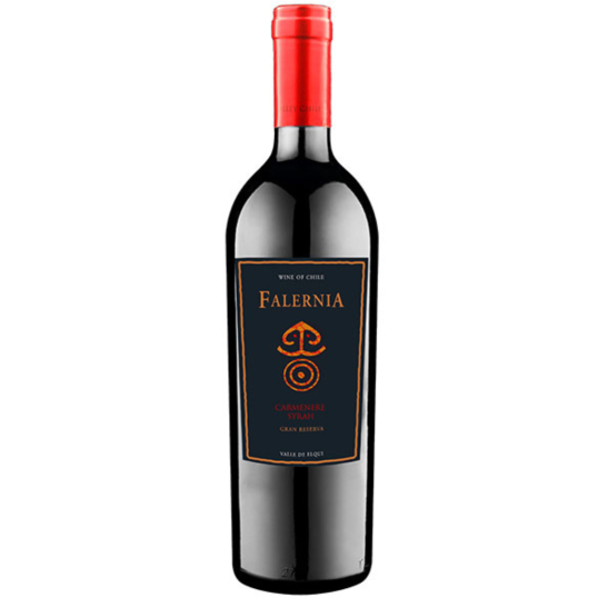 VINHO CHILE TINTO FALERNIA GRAN RESERVA CARMENERE SYRAH 2021 750ML-0