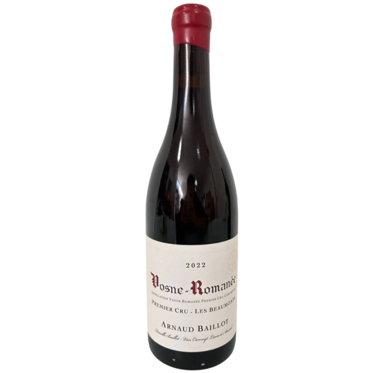 VINHO FRAN&Ccedil;A TINTO ARNAUD BAILLOT VOSNE ROMANEE 1ER CRU LES BEAUMONTS 2022 750ML-0