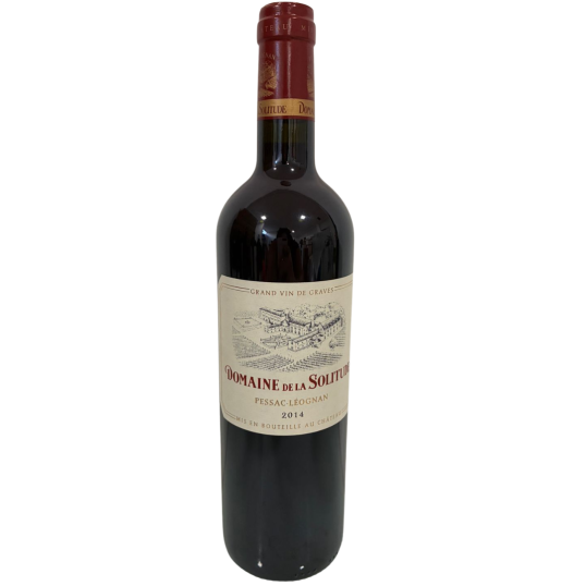 VINHO FRANÇA TINTO  DOMAINE DE LA SOLITUDE PESSAC LEOGNAN 2014 750ML-0