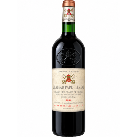 VINHO FRAN&Ccedil;A TINTO CHATEAU PAPE CLEMENT GRAND CRU CLASSE DE GRAVES PESSAC LEOGNAN 1994 750ML-0