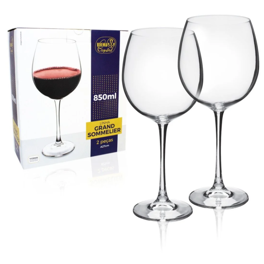 TAÇA CRISTAL TITANIO BOHEMIA GRAND SOMMELIER JOGO 2X 850ML-0
