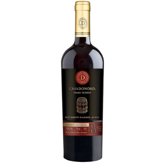 VINHO CHILE TINTO CASADONOSO FAMILY RESERVE BOURBON BARREL CABERNET SAUVIGNON 750ML-0