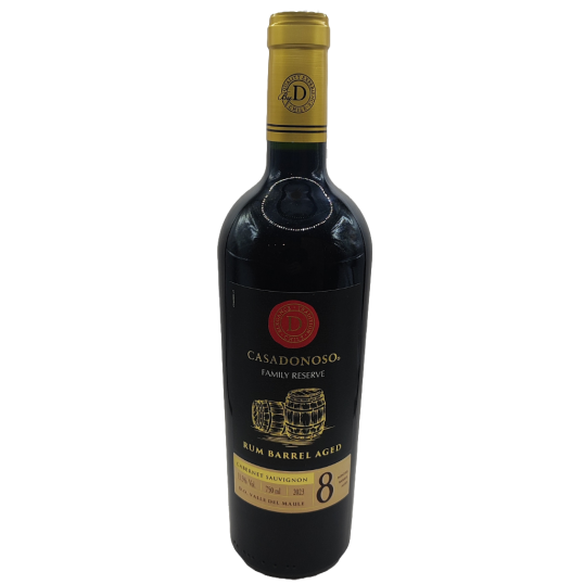 VINHO CHILE TINTO CASADONOSO FAMILY RESERVE RUM BARREL CABERNET SAUVIGON 750ML-0