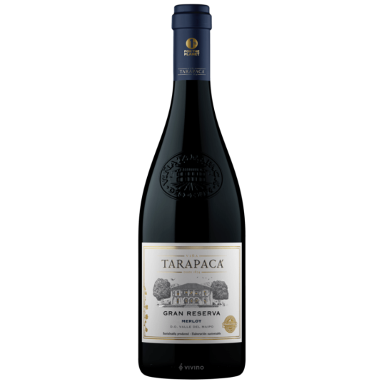 VINHO CHILE TINTO TARAPACA GRAN RESERVA MERLOT 750ML-0