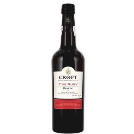 VINHO PORTUGAL TINTO PORTO CROFT FINE RUBY 750ML-0