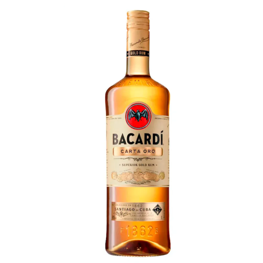 RUN BACARDI CARTA ORO 980ML-0
