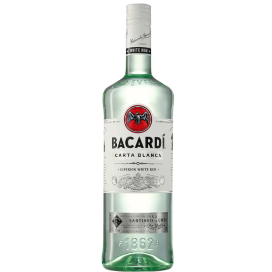 RUN BACARDI CARTA BLANCA 980ML-0